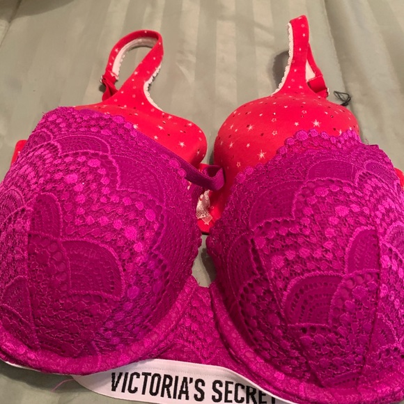 Victoria's Secret Other - 2 Victorias Secret pushup bras. Both 34D
